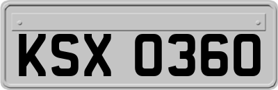 KSX0360