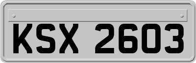 KSX2603