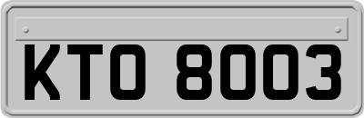 KTO8003