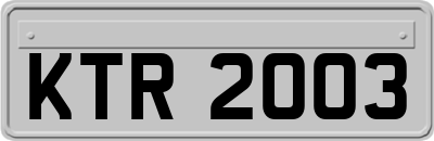 KTR2003