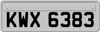 KWX6383