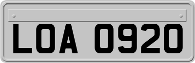 LOA0920