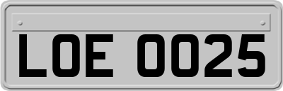 LOE0025