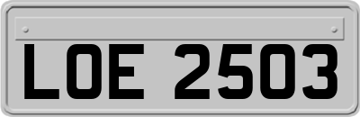 LOE2503