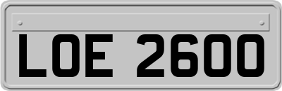 LOE2600