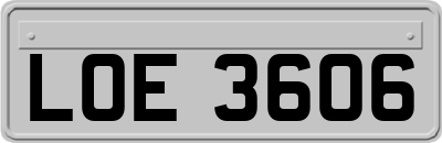 LOE3606