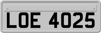 LOE4025