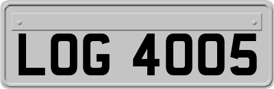 LOG4005