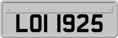 LOI1925