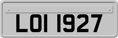 LOI1927