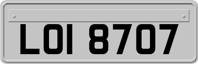 LOI8707