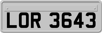 LOR3643