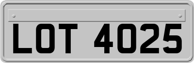 LOT4025