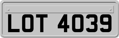 LOT4039