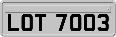 LOT7003