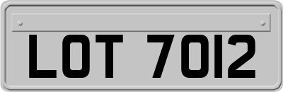 LOT7012