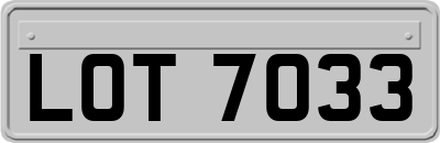 LOT7033