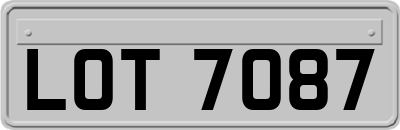 LOT7087