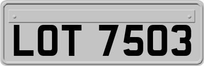 LOT7503
