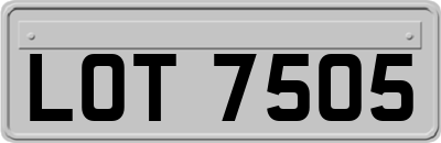 LOT7505