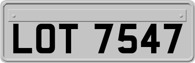 LOT7547