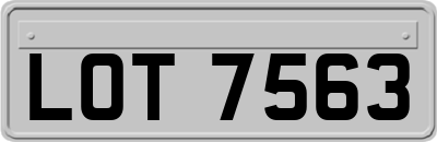 LOT7563