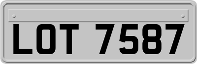 LOT7587