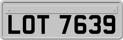 LOT7639
