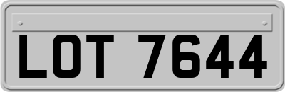 LOT7644