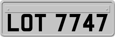 LOT7747