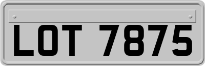 LOT7875