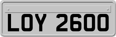 LOY2600