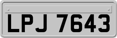 LPJ7643