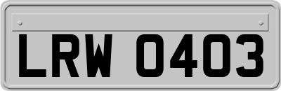 LRW0403