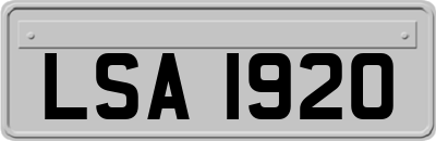 LSA1920