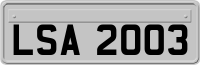 LSA2003