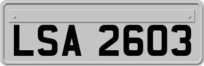 LSA2603