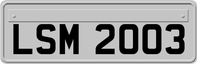 LSM2003