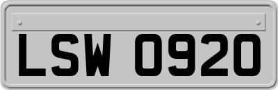 LSW0920