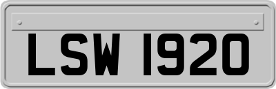 LSW1920