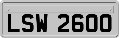 LSW2600