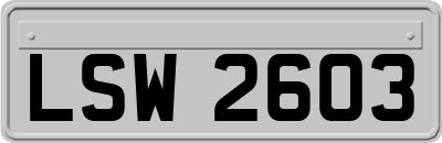 LSW2603