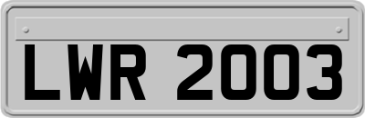 LWR2003