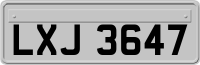 LXJ3647