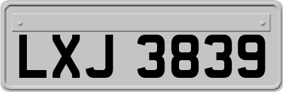 LXJ3839