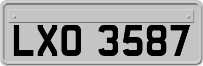 LXO3587