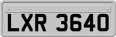 LXR3640