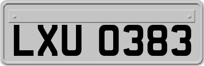 LXU0383
