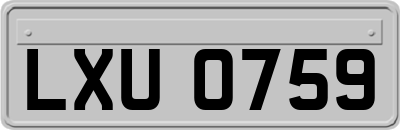 LXU0759