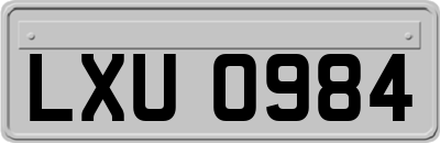LXU0984